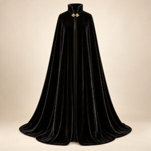 Noire Black Velvet Opera Cape