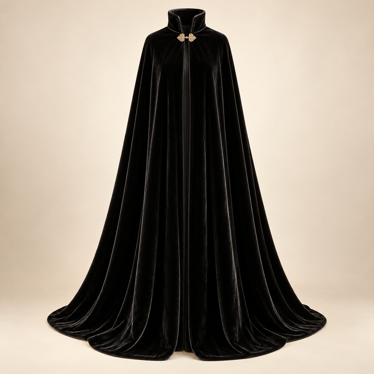 Noire Black Velvet Opera Cape