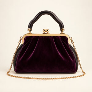 Veloura Aubergine Frame Bag